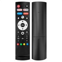 Controle Remoto Compatível Aiwa Smart TV Android 32 43 50 AWS TV 50 BL 02 A Com Pilhas
