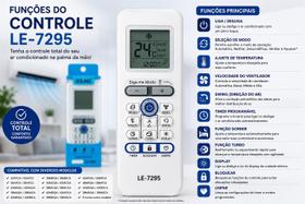 Controle Remoto Compatível Ar Condicionado Springer Midea 7295 8063 Macio Ergonômico