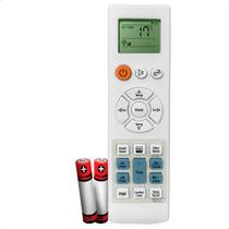 Controle Remoto Compatível Com Ar Condicionado Samsung Controle Split Branco Com Pilhas Inclusas