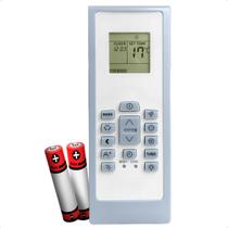 Controle Remoto Compatível com Electrolux Ar Condicionado Cinza Pilhas Inclusas