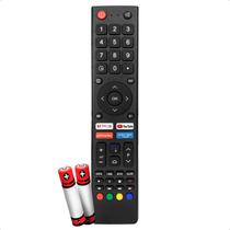 Controle Remoto Compatível com Philco TV Netflix Youtube Globo Play Pilha