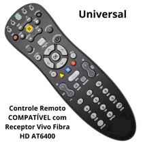 Controle Remoto compatível com Receptor Vivo Fibra HD AT6400 Controle Remoto compatível com Receptor Vivo Fibra HD AT6400