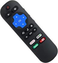 Controle remoto compatível com Roku TV - múltiplas marcas, fácil de usar e alcance de até 10 metros - Yimaut