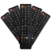 Controle Remoto Compativel com Samsung Smart Hub Lcd Led Hdtv 3D Kit 5 10 15 Un