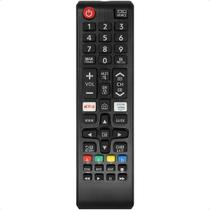 Controle Remoto Compatível com Samsung Smart TV Serie 7 4K UHD DU7700 com Pilha