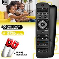 Controle Remoto Compatível com Smart TV Philips LCD LED Alta Qualidade