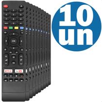 Controle Remoto Compatível com Smart TV PTV28G50SN 32 40 42 43 49 50 55 58 60 65 75 86 Kit com 10 Controle Remoto Compatível com Smart TV PTV28G50SN 32 40 42 43 49 50 55 58 60 65 75 86 Kit com 10