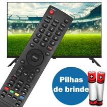 Controle Remoto compatível com Smart Tv Semp CT-6640 Com Atalho Youtube