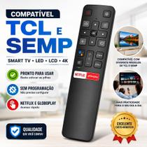 Controle Remoto Compatível Com Smart TV TCL ou SEMP LE7410-1