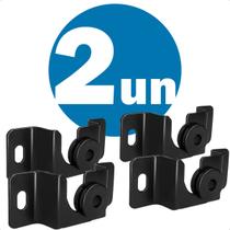 Controle Remoto Compatível com Suporte Fixo Universal para TV 13 a 70 Polegada Aço Carbono Kit 2