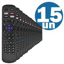 Controle Remoto Compatível Com Tv Aoc Netflix GloboPlay Dazn Kit Com 15 Controle Remoto Compatível Com Tv Aoc Netflix GloboPlay Dazn Kit Com 15