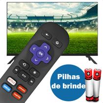 Controle Remoto Compatível com TV Aoc Roku Express Streaming Atalho Para o Hbo