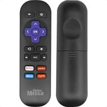 Controle Remoto Compatível com TV Aoc Roku Streaming Hbo Netflix
