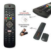 Controle Remoto Compatível Com Tv Philips Led Lcd Smart 4k - Lelong