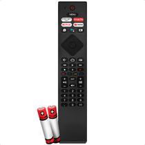 Controle Remoto Compatível Com TV Philips Smart Netflix YouTube Prime
