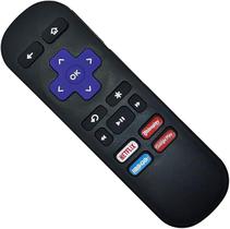Controle Remoto Compatível Com TV ROKU EXPRESS Teclas Netflix HBOGO Globoplay Google Play LE-7146
