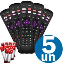 Controle Remoto Compativel Com Tv Roku Philco Aoc Smart Semp GloboPlay Hbo Netflix