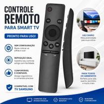 Controle Remoto Compatível com TV Sam sung Smart LED Sem Configuração Pronto para Uso Controle Remoto Compatível com TV Sam sung Smart LED Sem Configuração Pronto para Uso