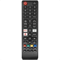 Controle Remoto Compatível Com Tv Samsung Netflix Globo Play com Pilhas Inclusas