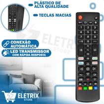 Controle Remoto Compativel Com Tv Smart Lcd Netflix Controle Remoto Compativel Com Tv Smart Lcd Netflix