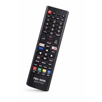 Controle Remoto Compatível Com Tv Smart Universal Modelo FBG-9090 Controle Remoto Compatível Com Tv Smart Universal Modelo FBG-9090
