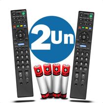 Controle Remoto Compatível com TV Sony Bravia KDL 40EX455 40EX457 Kit 2 Controle Remoto Compatível com TV Sony Bravia KDL 40EX455 40EX457 Kit 2