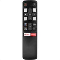 Controle Remoto Compatível Com Tv TCL Smart Tv Comando de Voz 4K com Pilhas Inclusas