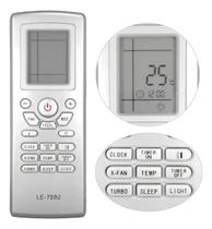Controle Remoto Compatível LE7092 para Ar Condicionado Gree YT1F Inverter Antigo Miracle Controle Remoto Compatível LE7092 para Ar Condicionado Gree YT1F Inverter Antigo Miracle