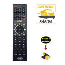 Controle Remoto Compatível Para Smart Tv Semp Tcl CT-6810 Sky-9009 / Max 9009
