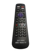 Controle Remoto Compatível Para Tv Aoc Ro - Ku Tv Sky-9091