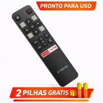 Controle Remoto Compatível para TV LED TCL Smart Android 4k com Netflix e Globo Play