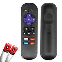 Controle Remoto Compatível Roku 3930MX 3930R 3910X 3930BR Com Pilhas Incluso Substituto Universal Pronto Para Uso Imediato