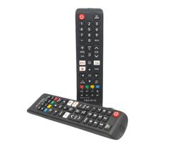 Controle Remoto Compatível Samsung Smart TV LCD e LED com botão Netflix, YouTube e Prime Video FBG-9110