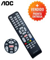 Controle Remoto Compatível Smart TV AOC Botão NetFlix Confortável e Prático Controle Remoto Compatível Smart TV AOC Botão NetFlix Confortável e Prático