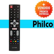 Controle Remoto Compatível Smart TV Philco Led Lcd LE-7054 Função Completa e Alta Durabilidade