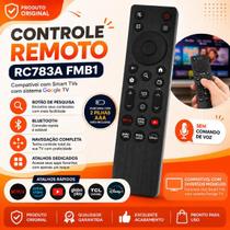 Controle Remoto Compatível TCL RC783A FMB1 para Smart TV Sem Comando de Voz Controle Remoto Compatível TCL RC783A FMB1 para Smart TV Sem Comando de Voz