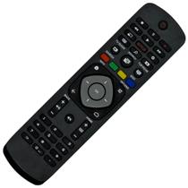 Controle Remoto Compativel TV LED Philips 50PUG6700 / 55PUG6700 com Netflix