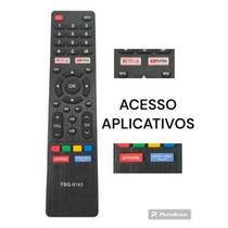 Controle Remoto Compatível Tv Multilaser 32" 43" SMART TL020 TL024 FBG-9143