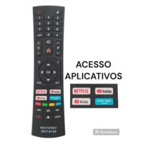 Controle Remoto Compatível Tv Multilaser 32" 43" SMART TL025 TL026 TL027 TL032 FBG-9196 SKY-9196