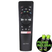 Controle Remoto Compatível TV Multilaser modelo Rc3442108/01 linhas TL001 TL002 TL003 TL004 TL006 - SKYLINK