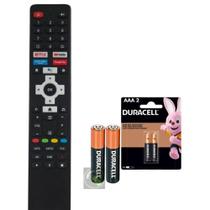 Controle Remoto compatível TV PHILCO PTV50G10AG11SK + pilhas duracell Controle Remoto compatível TV PHILCO PTV50G10AG11SK + pilhas duracell