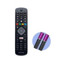 Controle Remoto Compatível Tv Philips Smart Netflix + Pilhas - FBG