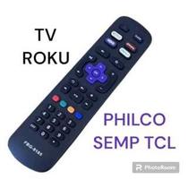 Controle Remoto Compatível Tv Semp Tcl Toshiba Roku Smart FBG-9185 LE-7358