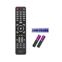 Controle Remoto Compatível Tv Smart Cobia / Haier Lcd Pilha