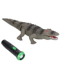 Controle remoto Crocodile Mrisata Prank com sons e luzes Controle remoto Crocodile Mrisata Prank com sons e luzes