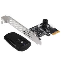 Controle remoto de alimentação sem fio SilverStone Tek ES02-PCIE para PC Controle remoto de alimentação sem fio SilverStone Tek ES02-PCIE para PC