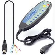 Controle remoto de cadeira Muhubaih DN-03 com vibração térmica, cabo de 30 cm, 12 V Controle remoto de cadeira Muhubaih DN-03 com vibração térmica, cabo de 30 cm, 12 V