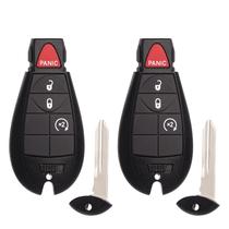 Controle remoto de chave MechanMagic GQ4-53T para Dodge Ram 1500-5500, kit com 2 unidades