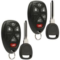 Controle remoto de entrada sem chave Key Fob com chave de ignição para Chevy, Cadillac, GMC (OUC60270, OUC60221), conjunto de 2 Controle remoto de entrada sem chave Key Fob com chave de ignição para Chevy, Cadillac, GMC (OUC60270, OUC60221), conjunto de 2