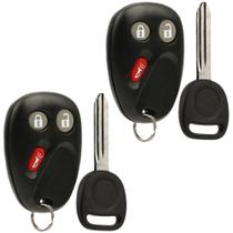 Controle remoto de entrada sem chave Key Fob com chave de ignição para Chevy
